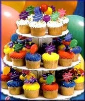 torta cupcakes colores